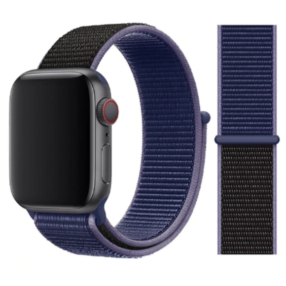 NEW BAND Midnight Blue Strap Loop For Apple Watch - Picture 3 of 7